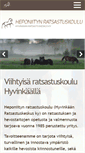 Mobile Screenshot of hyvinkaanratsastuskeskus.fi